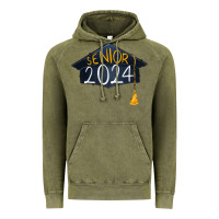 Vintage Olive senior 2024 graduation Vintage Hoodie - RanaPortraitStore