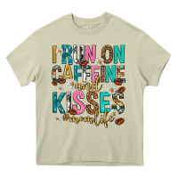 Mossy i run on caffeine and kisses mothers day Heavy Core Tee - texasbilliewilder