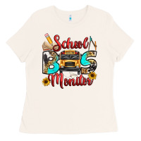 Bone school bus monitor Ladies Tee - texasbilliewilder
