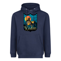Navy Rodeo Name Tag Heavyweight Hoodie - Bettercallsaul