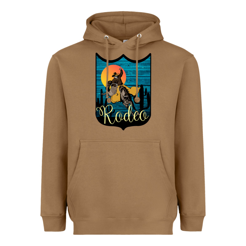 Rodeo Name Tag Heavyweight Hoodie by Bettercallsaul | Teevron