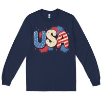 Navy usa Long Sleeve Tee - MaliasSmallBusiness
