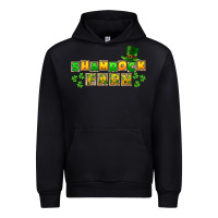 Black St. Patrick's Shamrock farm Urban Hoodie - CowGirlArtShop