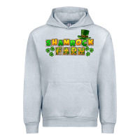 Heather Grey St. Patrick's Shamrock farm Urban Hoodie - CowGirlArtShop
