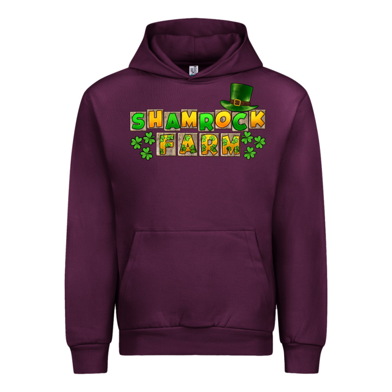 St. Patrick's Shamrock Farm Urban Hoodie by CowGirlArtShop | Teevron