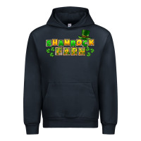 Navy St. Patrick's Shamrock farm Urban Hoodie - CowGirlArtShop