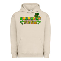 Pigment French Oak St. Patrick's Shamrock farm Urban Hoodie - CowGirlArtShop