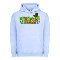 Pigment Grape Ice St. Patrick's Shamrock farm Urban Hoodie - CowGirlArtShop