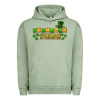 Pigment Oil Green St. Patrick's Shamrock farm Urban Hoodie - CowGirlArtShop