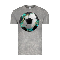 Cloud Rock western sport soccer camouflage turquoise pattern Vintage Tee - Artiststas