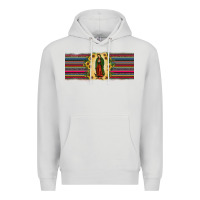 Dove Grey lady of Guadalupe  sunflower Premium Hoodie - JahusDesignShop