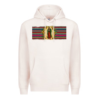 Pale Pink lady of Guadalupe  sunflower Premium Hoodie - JahusDesignShop
