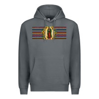 Rock lady of Guadalupe  sunflower Premium Hoodie - JahusDesignShop