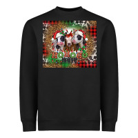 Black ho ho ho heifer Christmas heifers Heavyweight Sweatshirt - Jasminsmagicworld