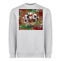 Heather Grey ho ho ho heifer Christmas heifers Heavyweight Sweatshirt - Jasminsmagicworld