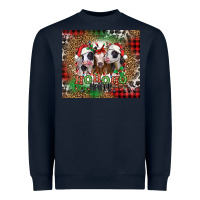 Navy ho ho ho heifer Christmas heifers Heavyweight Sweatshirt - Jasminsmagicworld