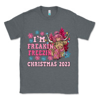 Charcoal Heather i'm freakin freezin christmas 2023 Classic Tee - NancyCooperArtShop