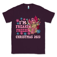 Plum i'm freakin freezin christmas 2023 Classic Tee - NancyCooperArtShop