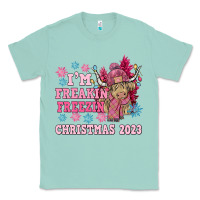 Seafoam i'm freakin freezin christmas 2023 Classic Tee - NancyCooperArtShop