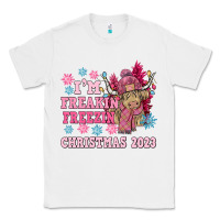 White i'm freakin freezin christmas 2023 Classic Tee - NancyCooperArtShop