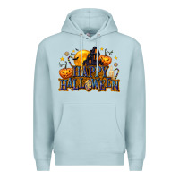 Blue Mist Happy Halloween Premium Hoodie - texasbilliewilder