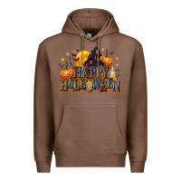 Chestnut Happy Halloween Premium Hoodie - texasbilliewilder