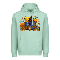 Seafoam Happy Halloween Premium Hoodie - texasbilliewilder