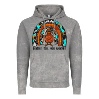 Cloud Rock gobble till you wobble rainbow Vintage Hoodie - JahusDesignShop