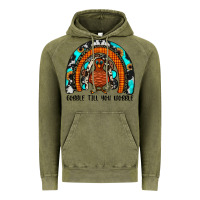Vintage Olive gobble till you wobble rainbow Vintage Hoodie - JahusDesignShop