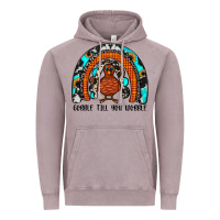 Vintage Zinc gobble till you wobble rainbow Vintage Hoodie - JahusDesignShop