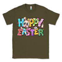 Army Green Hoppy Easter Classic Tee - CowhideDigitalArt