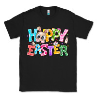 Black Hoppy Easter Classic Tee - CowhideDigitalArt