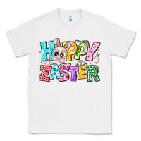 White Hoppy Easter Classic Tee - CowhideDigitalArt