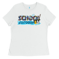 White school custodian Ladies Tee - texasbilliewilder