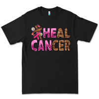 Black Heal Cancer Premium Tee - texasbilliewilder