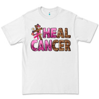 White Heal Cancer Premium Tee - texasbilliewilder