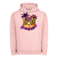 Pigment Salmon Hot mom summer mother' say Urban Hoodie - HowdyJamesFarm