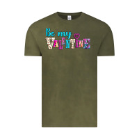 Vintage Olive be my valentine Vintage Tee - AdoDesignShop