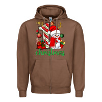 My 1st. Christmas With Cute Snowman Zipper Hoodie | Teevron