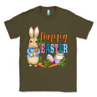 Army Green easter bunny egg and carrots Classic Tee - AdoDesignShop
