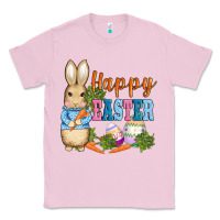 Bubblegum Pink easter bunny egg and carrots Classic Tee - AdoDesignShop
