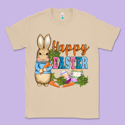 Easter Bunny Egg And Carrots Classic Tee Designed By Adodesignshop