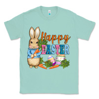 Seafoam easter bunny egg and carrots Classic Tee - AdoDesignShop