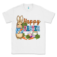 White easter bunny egg and carrots Classic Tee - AdoDesignShop