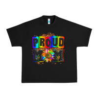 Black proud mom with sunflower Urban Heavy Tee - AdoDesignShop