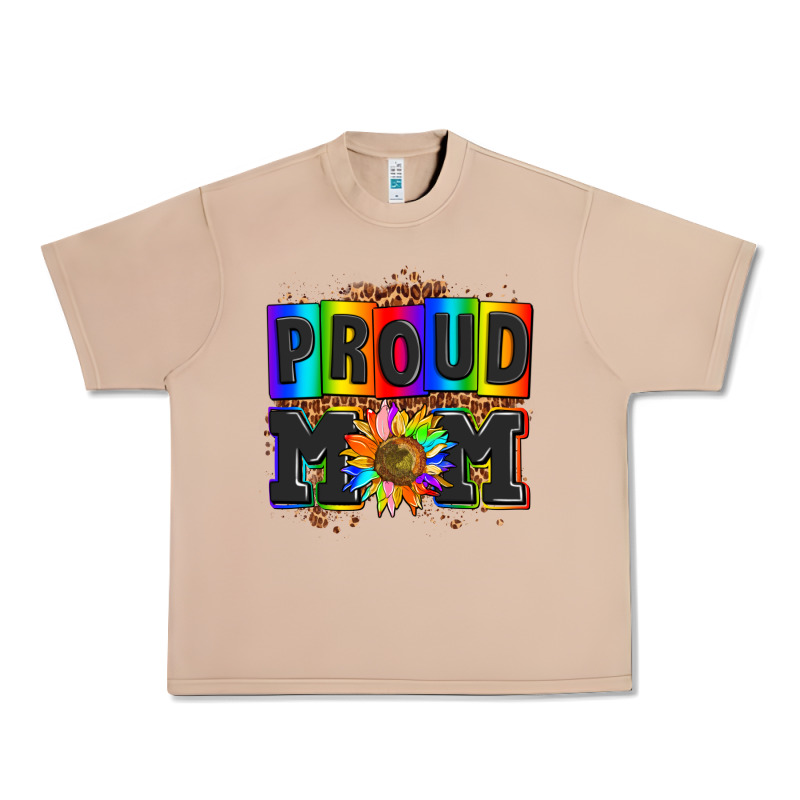Proud Mom With Sunflower Urban Heavy Tee by AdoDesignShop | Teevron