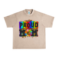 French Oak proud mom with sunflower Urban Heavy Tee - AdoDesignShop