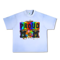 Grape Ice proud mom with sunflower Urban Heavy Tee - AdoDesignShop