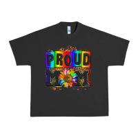 Pigment Black proud mom with sunflower Urban Heavy Tee - AdoDesignShop