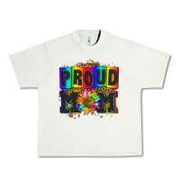 Pistachio proud mom with sunflower Urban Heavy Tee - AdoDesignShop
